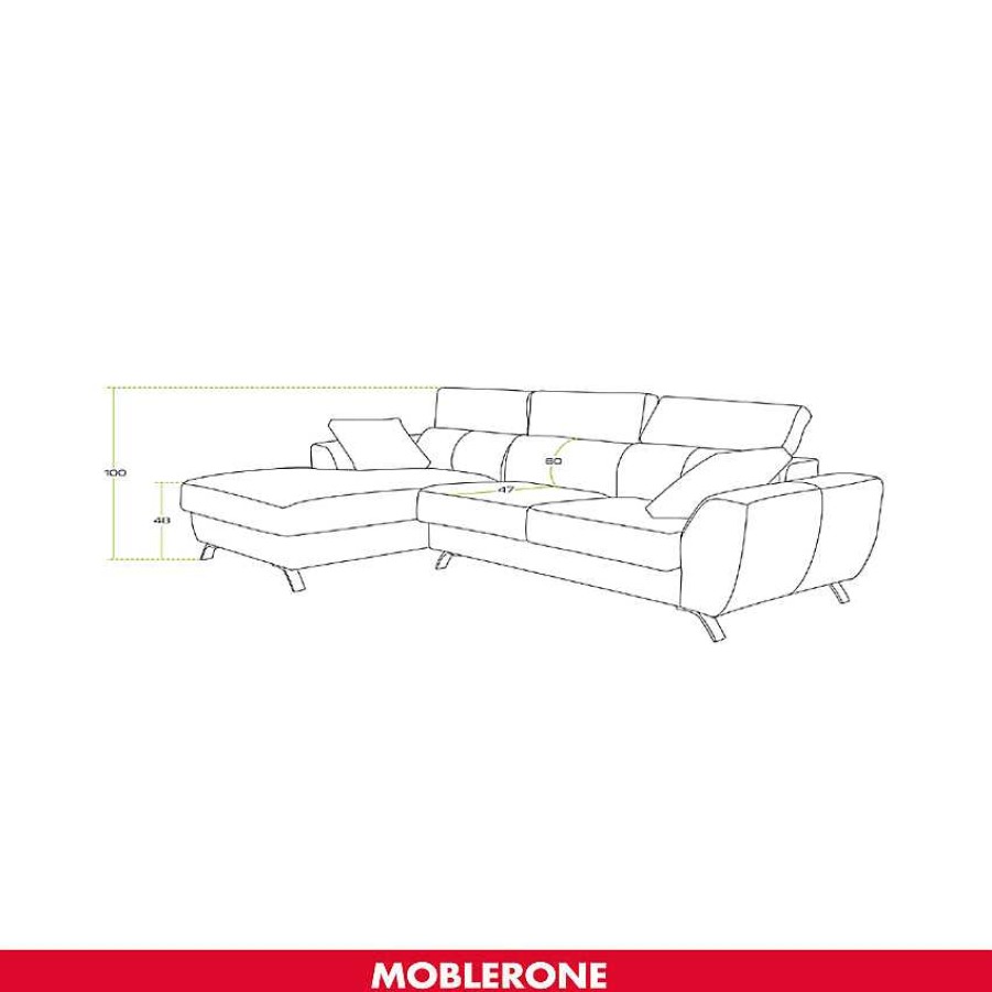 Sof S Moblerone | Chaiselongue Con Asientos Extensibles Londres