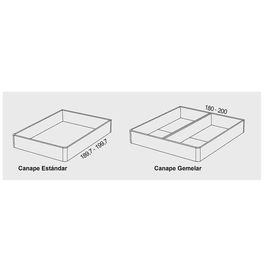 Colchones Y Descanso Moblerone Canap S Abatibles | Canap Abatible Grosor 30 Mm Con Tapa Reforzada Y Transpirable Venecia