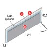 Dormitorios Y Armarios Moblerone Cabeceros De Cama | Cabecero Galer A Taca 5 (Led Opcional)