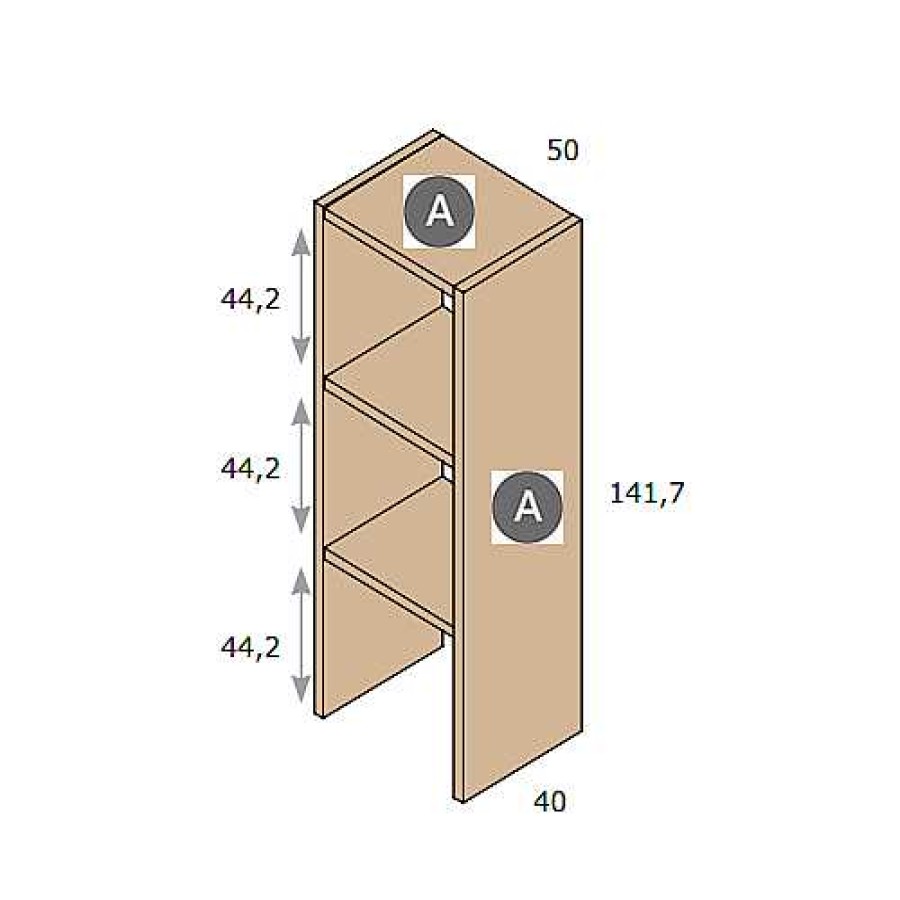 Dormitorios Y Armarios Moblerone Armarios Juveniles | Estanter A Para Altillo Puente Parchis