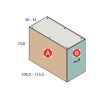 Dormitorios Y Armarios Moblerone Armarios Juveniles | M Dulo Arc N Con Puerta Parchis