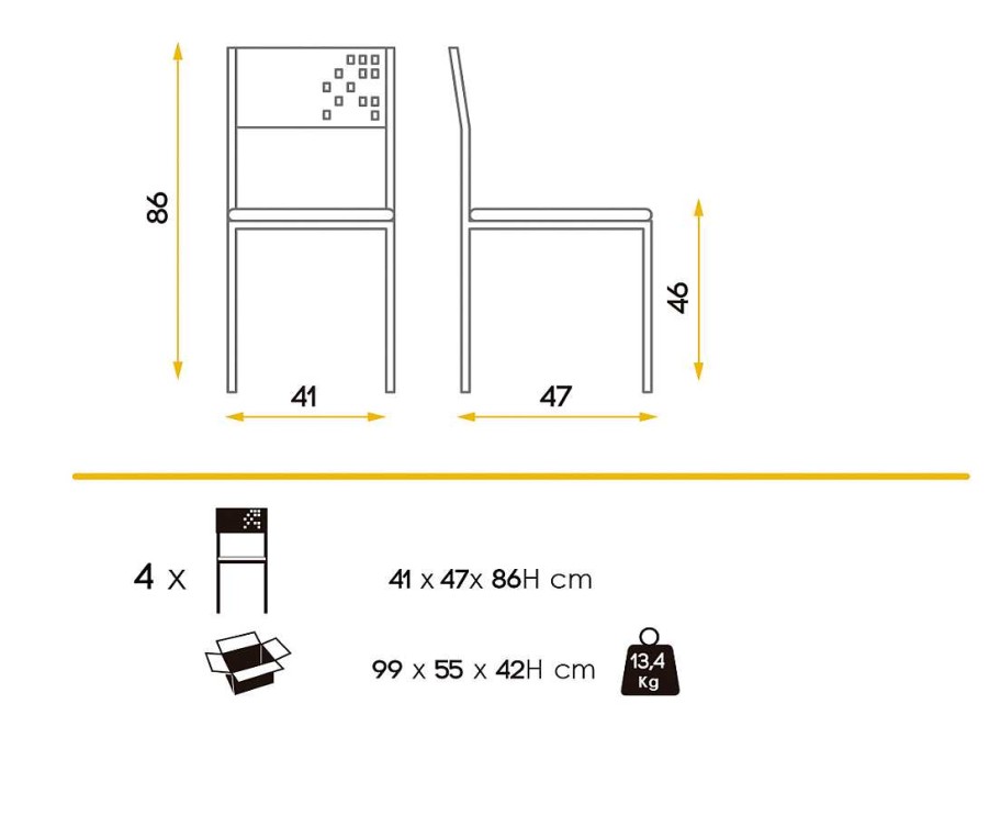 Cocina Moblerone Sillas De Cocina | Silla Maira