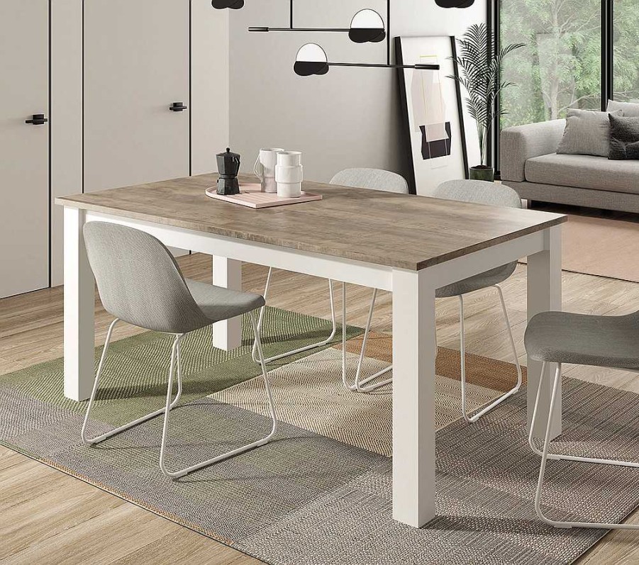 Muebles De Sal N Moblerone | Mesa Comedor Rectangular Extensible Royal