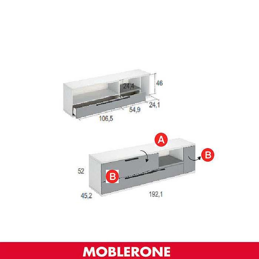 Muebles De Sal N Moblerone | Bajo Tv 192 London