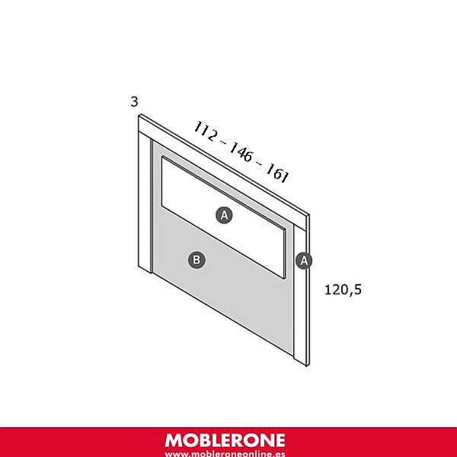 Dormitorios Y Armarios Moblerone Cabeceros De Cama | Cabecero De Cama River 1