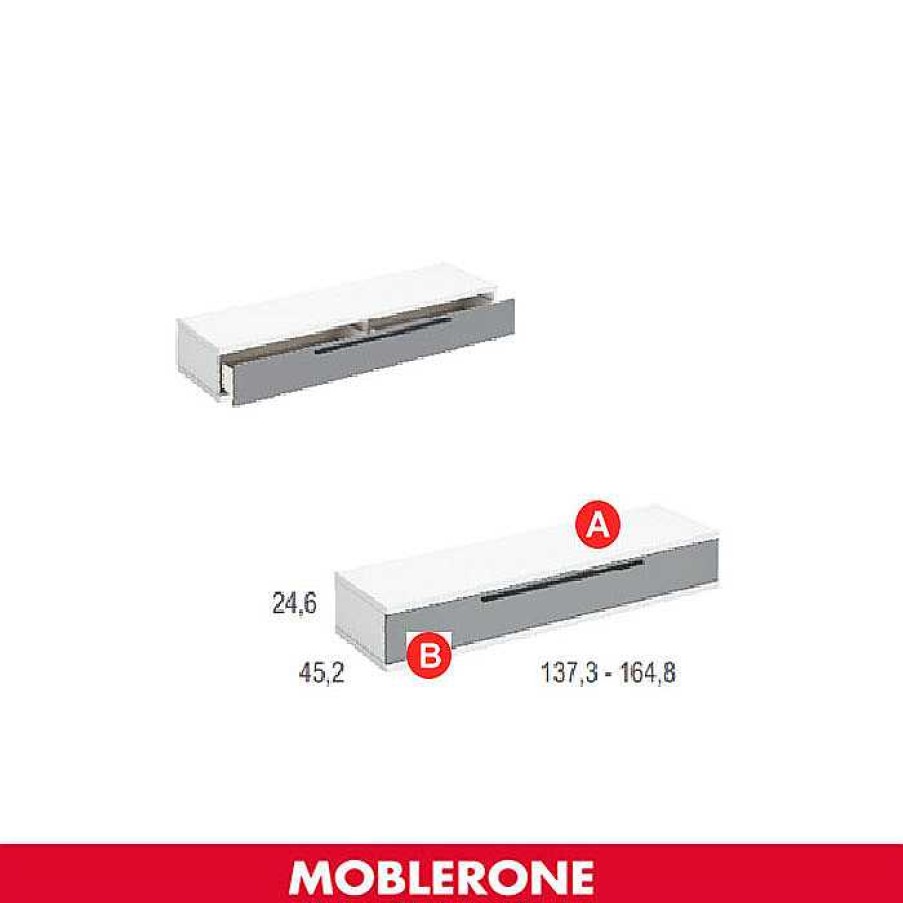 Muebles De Sal N Moblerone | Bajo 1 Caj N 110 Cm London