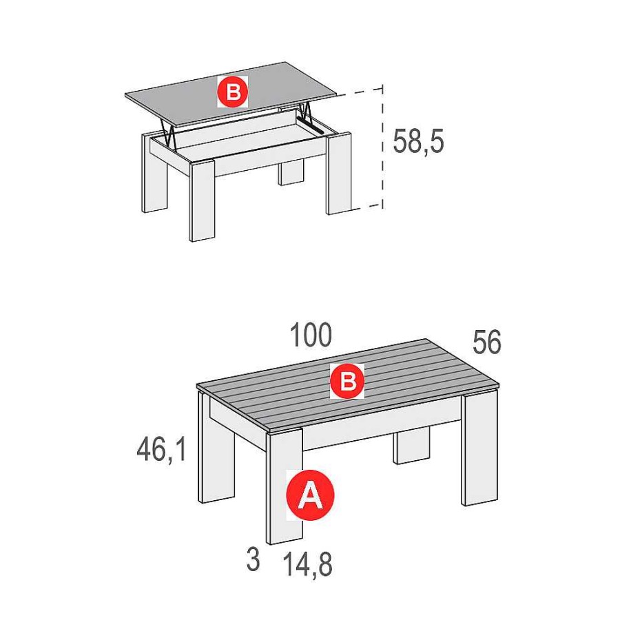 Muebles De Sal N Moblerone | Composici N De Sal N Denver 6