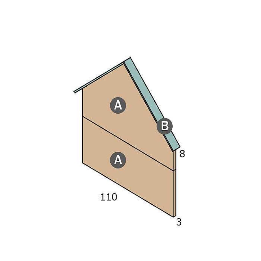 Dormitorios Y Armarios Moblerone Cabezales Y Camas Juveniles | Cabezal En Forma De Casa Parchis