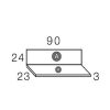 Muebles De Sal N Moblerone | Estante Colgar + Panel Ice