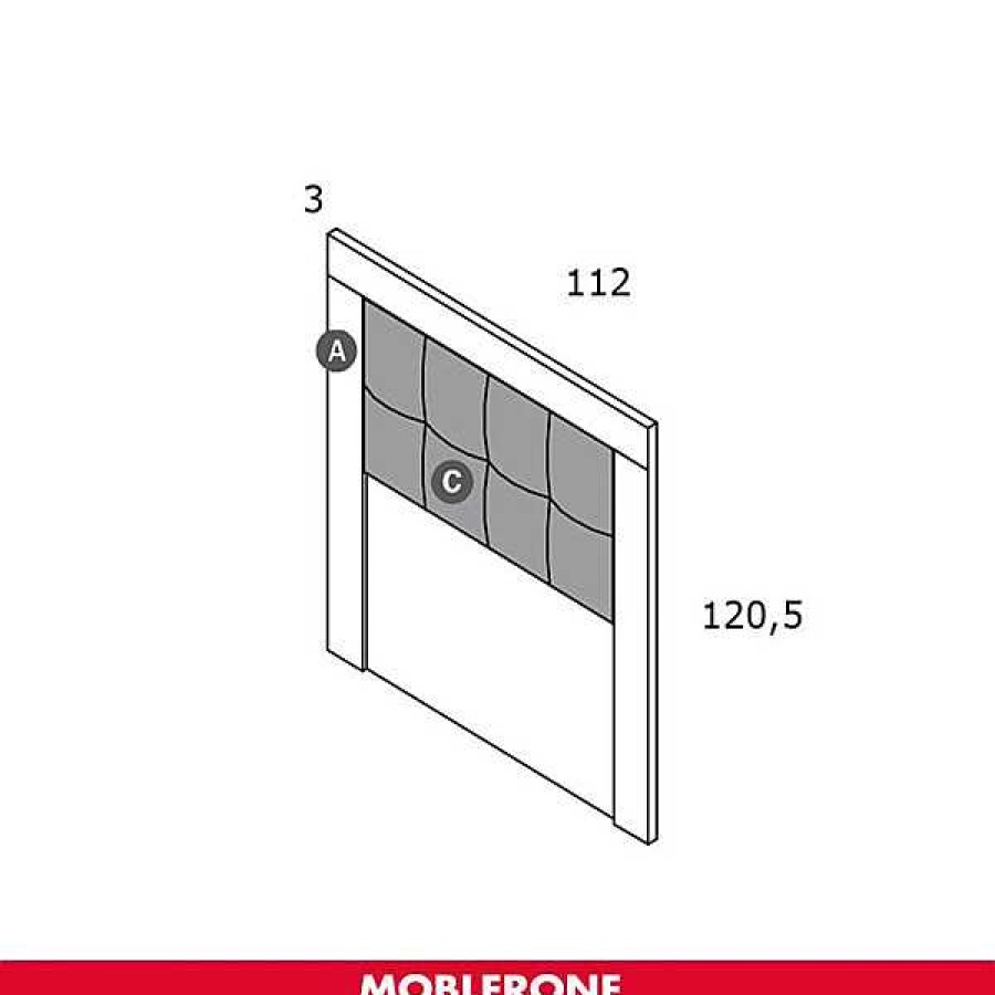 Dormitorios Y Armarios Moblerone Cabeceros De Cama | Cabecero De Cama River 6
