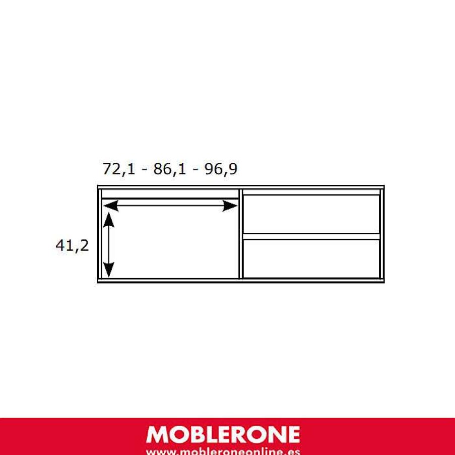 Muebles De Sal N Moblerone | Composici N De Sal N Milano 13