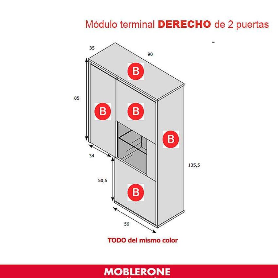 Muebles De Sal N Moblerone | Composici N De Sal N Milano 10