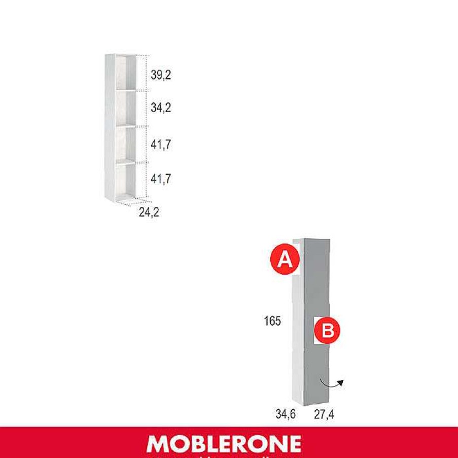 Muebles De Sal N Moblerone | M Dulo Alto 1 Puerta Estrecha London