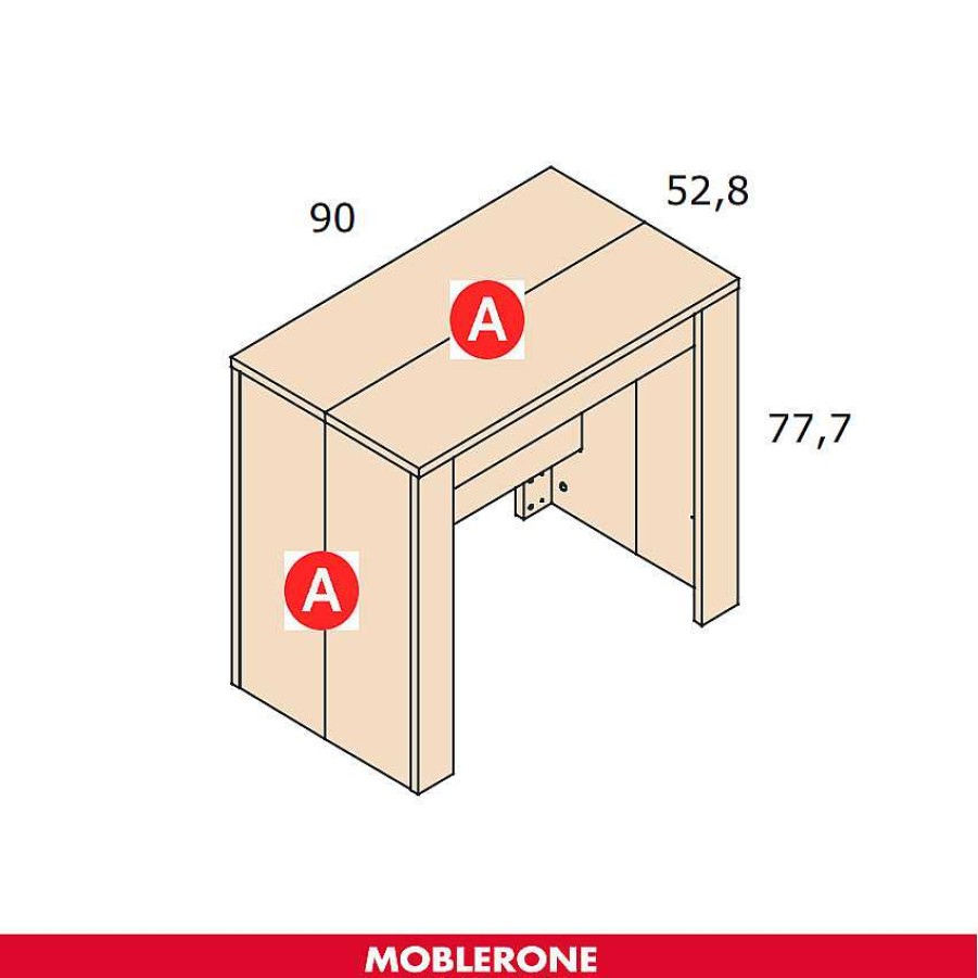 Muebles De Sal N Moblerone | Mesa Multifuncional River