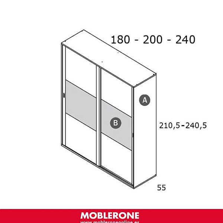 Dormitorios Y Armarios Moblerone Armarios | Armario Puertas Correderas River