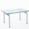 Muebles De Sal N Moblerone | Mesa Comedor Cristal Extensible Bea