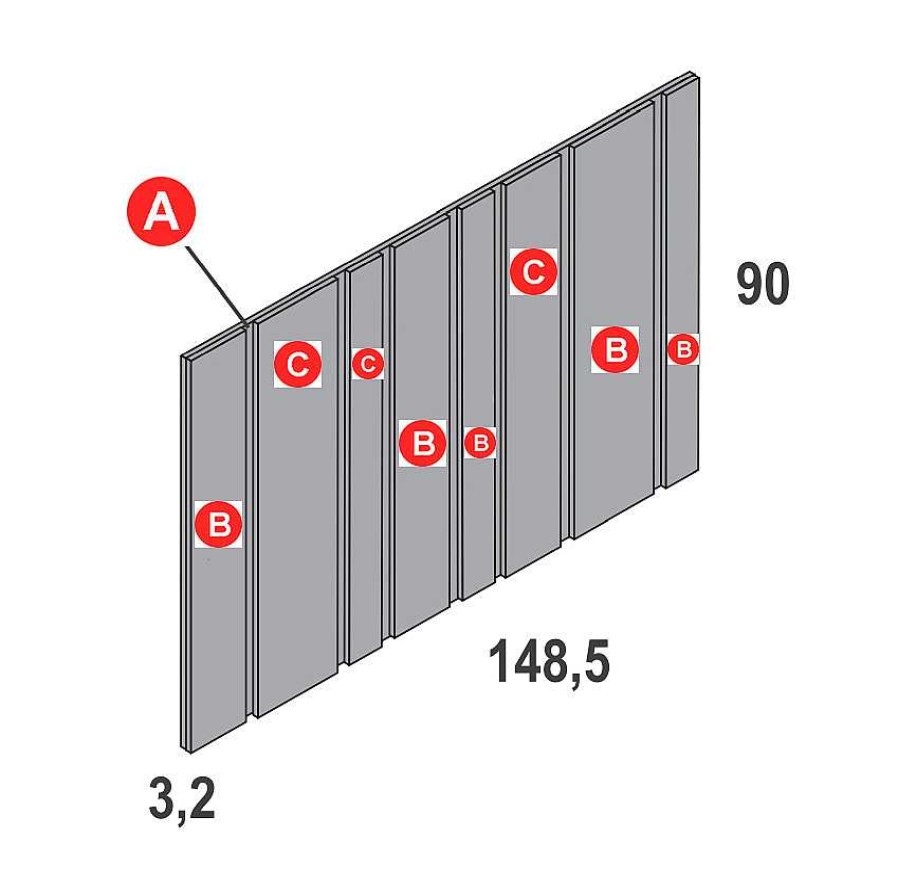 Dormitorios Y Armarios Moblerone Cabeceros De Cama | Cabecero Itaca 2