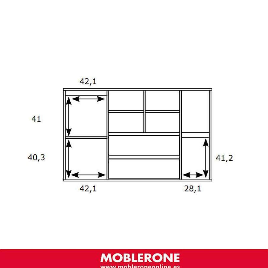 Muebles De Sal N Moblerone | Composici N De Sal N Milano 11