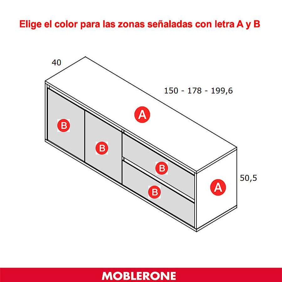 Muebles De Sal N Moblerone | Composici N De Sal N Milano 7