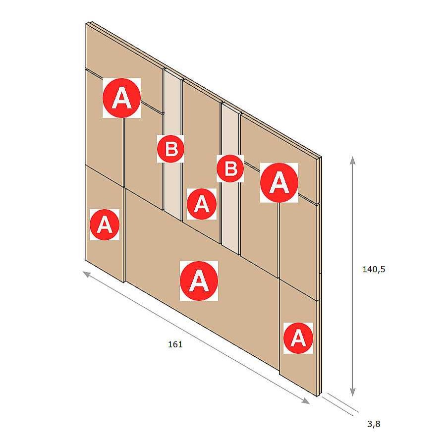 Dormitorios Y Armarios Moblerone Cabeceros De Cama | Cabezal Step Cairo