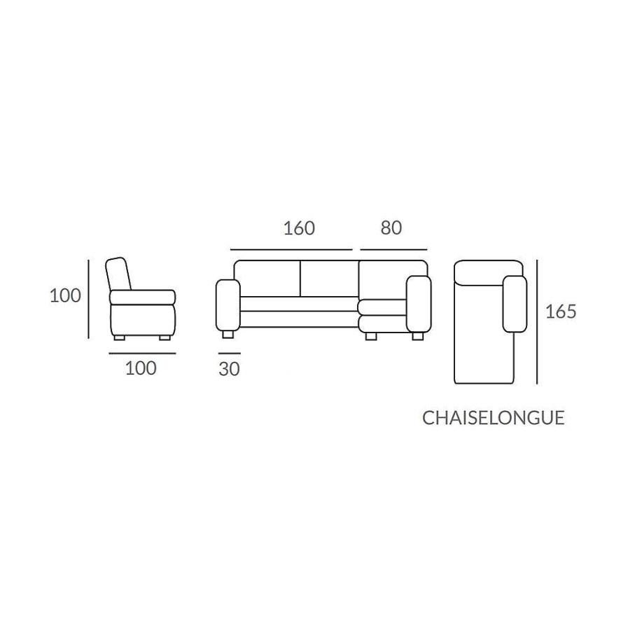 Sof S Moblerone | Chaiselongue Avi N (Arc N Incluido)