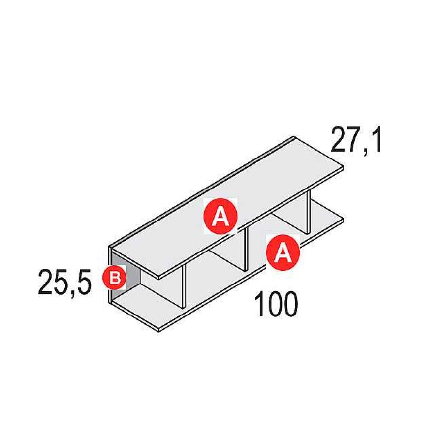 Dormitorios Y Armarios Moblerone Escritorios Y Estanter As Juveniles | Estanter A Para Colgar 100Cm Games