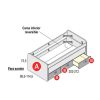 Dormitorios Y Armarios Moblerone Camas Compactas | Compacto Curvo Con Cama Desplazable Oculta Y 3 Cajones Con Gu As Games