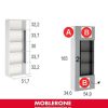 Muebles De Sal N Moblerone | Alto 1 Puerta Cristal London