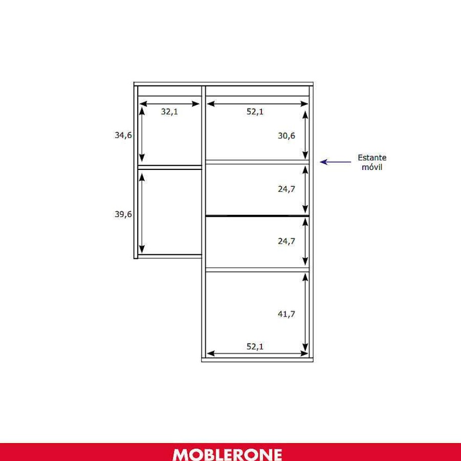 Muebles De Sal N Moblerone | Composici N De Sal N Milano 1