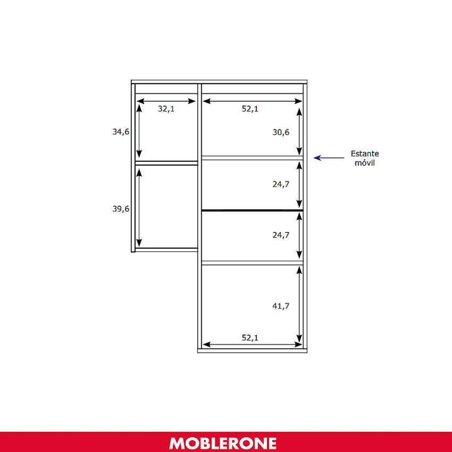 Muebles De Sal N Moblerone | Composici N De Sal N Milano 6