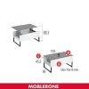 Muebles De Sal N Moblerone | Mesa Centro Elevable London