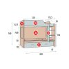 Dormitorios Y Armarios Moblerone Literas Y Trenes | Litera Con 3 Camas Party