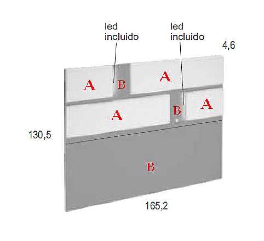 Dormitorios Y Armarios Moblerone Cabeceros De Cama | Cabecero De Cama D Continental