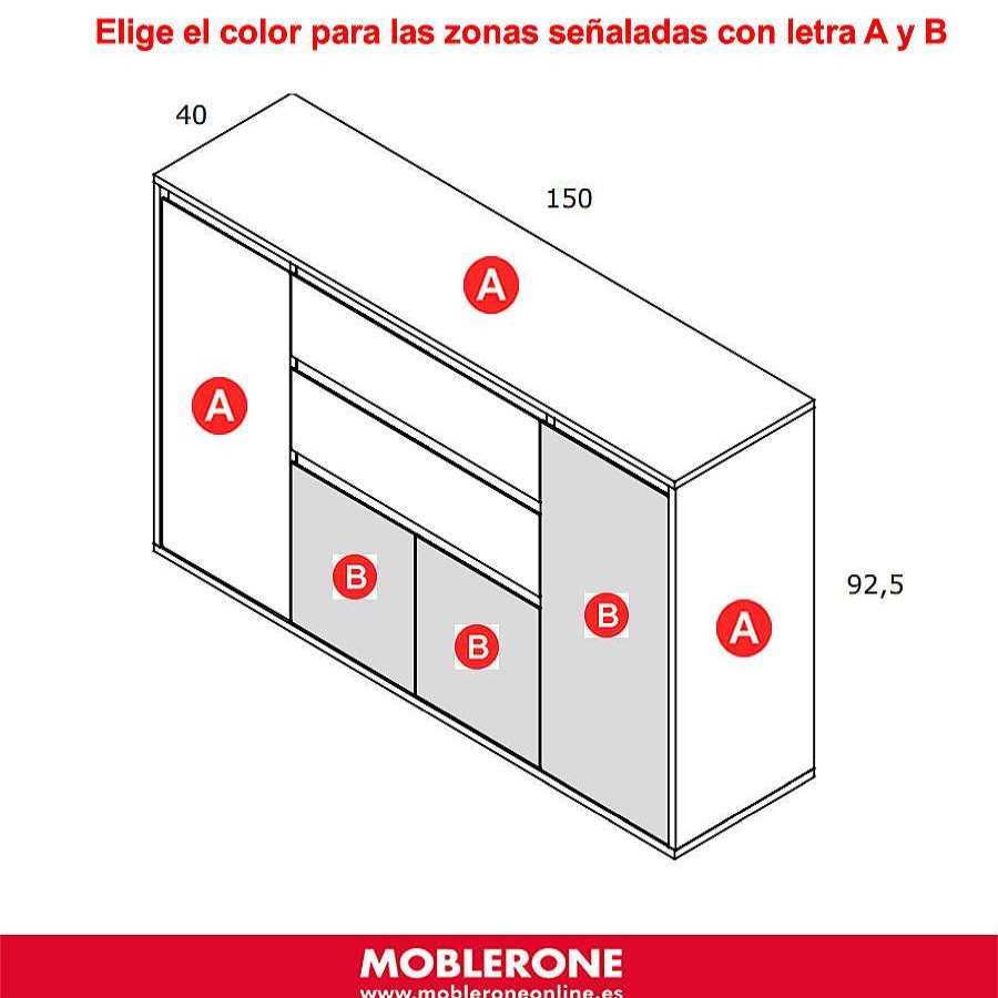 Muebles De Sal N Moblerone | Composici N De Sal N Milano 9