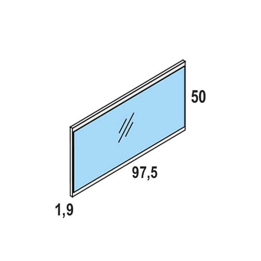 Dormitorios Y Armarios Moblerone Espejos | Espejo Rectangular Taca