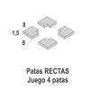 Dormitorios Y Armarios Moblerone C Modas Y Sinfonieres | C Moda Ibi 4 Cajones Taca (Opcional Patas)