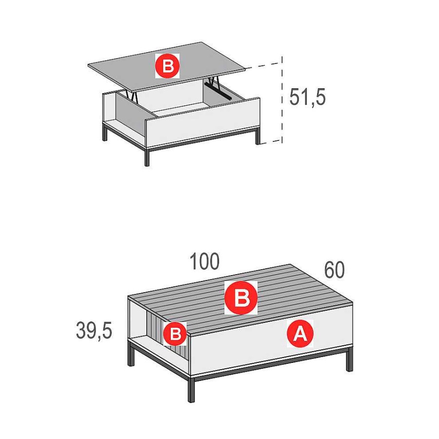 Muebles De Sal N Moblerone | Composici N De Sal N Denver 1