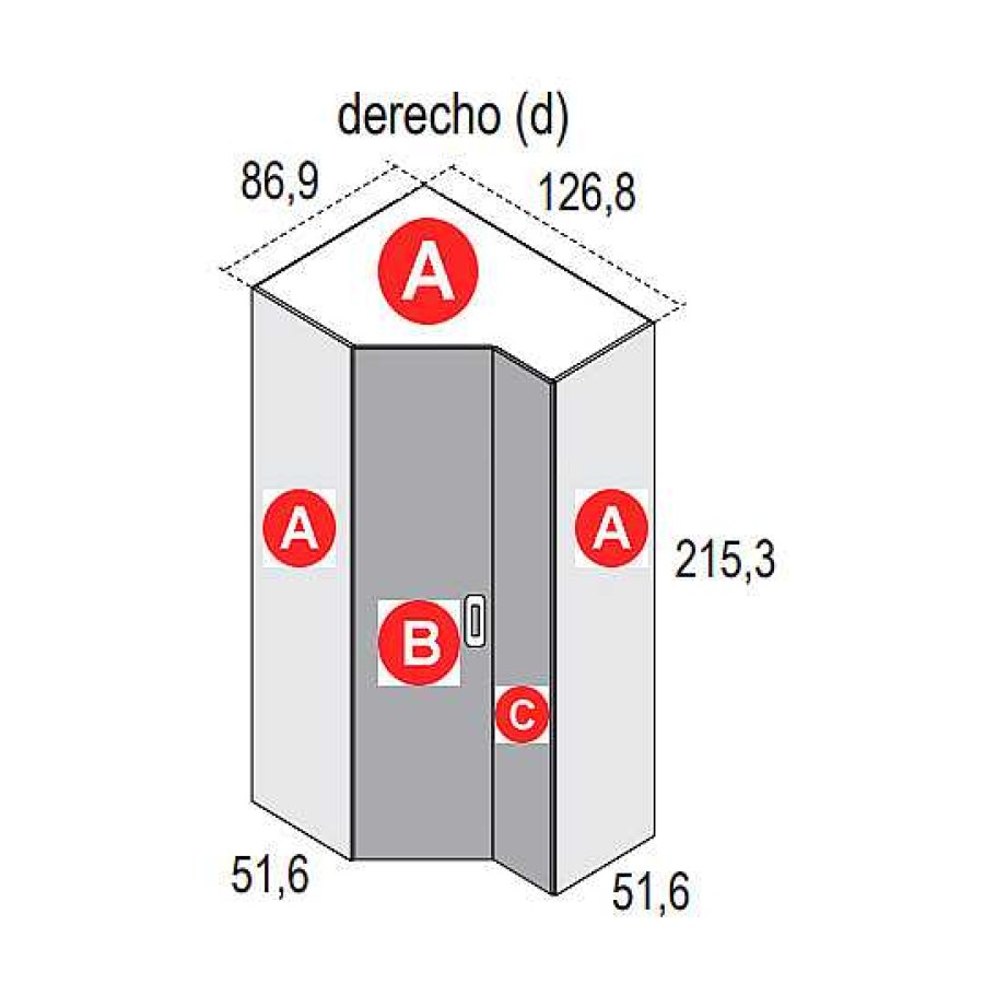 Dormitorios Y Armarios Moblerone Armarios Juveniles | Armario Rinc N 1 Puerta Estrecha Games