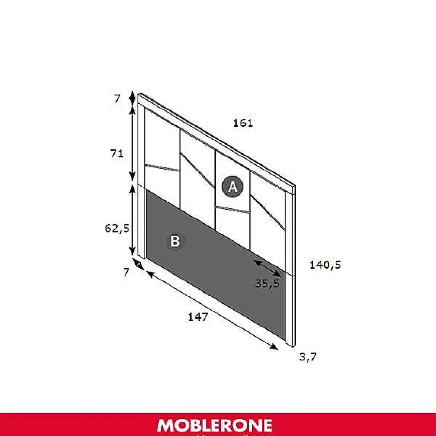 Dormitorios Y Armarios Moblerone Cabeceros De Cama | Cabecero De Cama River 9