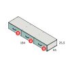 Dormitorios Y Armarios Moblerone Camas Compactas | Compacto Con Cama Desplazable Oculta Y 3 Cajones Con Gu As Parchis