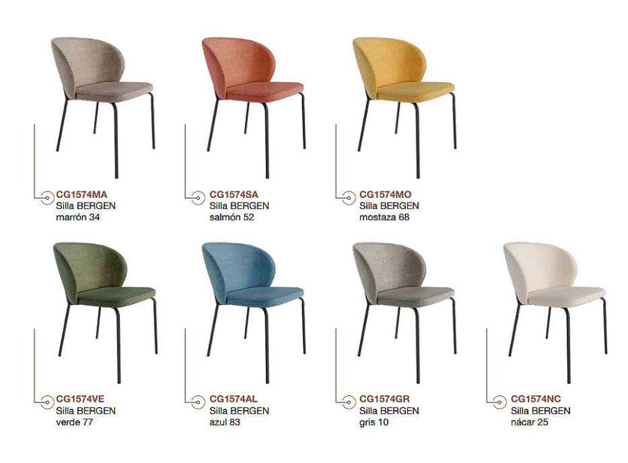 Muebles De Sal N Moblerone | Silla Bergen